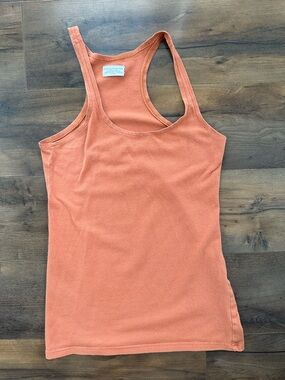 Bicycle by Downtown Betty Coral Racerback Tank Soft Cotton Yoga S